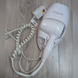 CONAIR Wall Mount Hair Dryer Space Saver Vacation Condo AIR BNB Rentals
